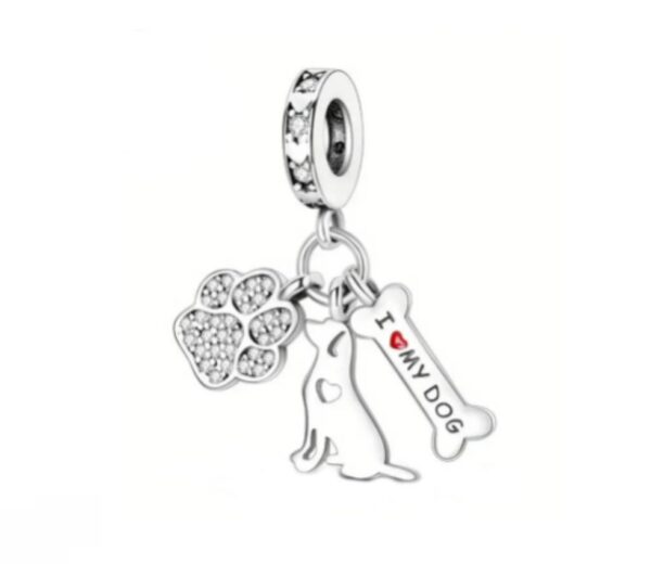 CHARM - PERRO HUESO HUELLA