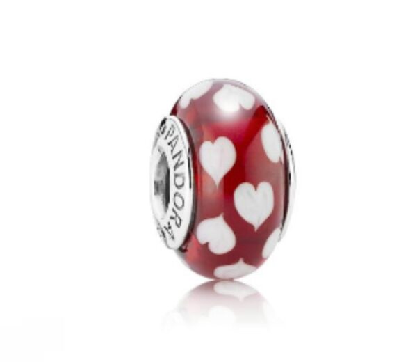 CHARM - MURANO ROJO CORAZÓN